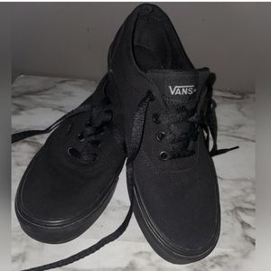 New Vans all black low tops comfy cush